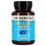 Olio di krill per bambini Dr Mercola, 60 capsule