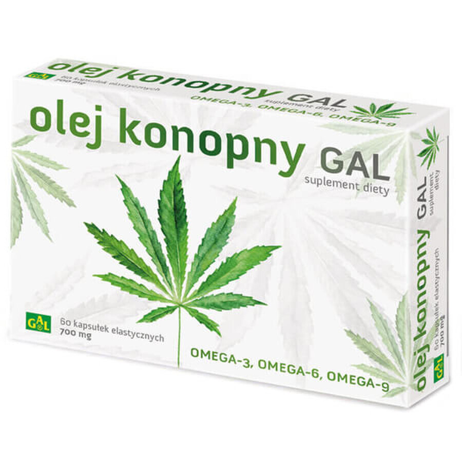 GAL Hennepolie, 60 flexibele capsules