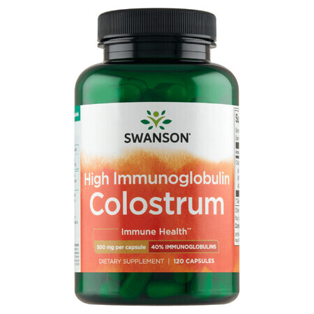 Colostro ad alta immunoglobulina Swanson, 120 capsule