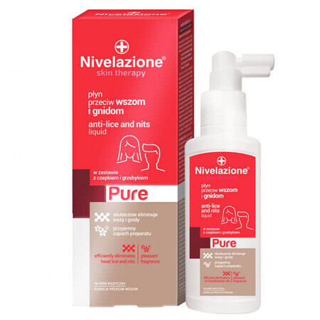 Nivelazione Skin Therapy, liquido contro pidocchi e lendini, 100 ml