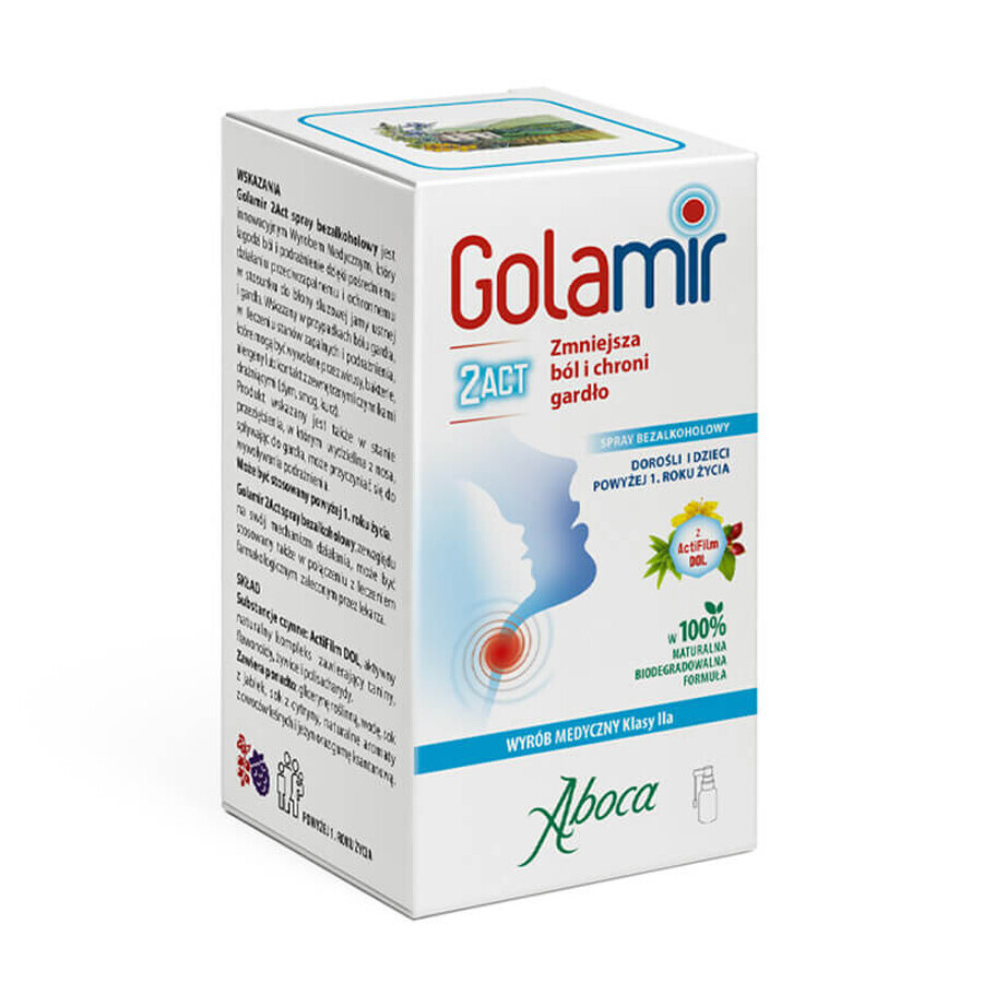 Golamir 2ACT, alcoholvrije spray, 30 ml