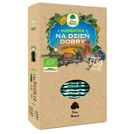 Dary Natury Na Dzień Dobry, Bio-Tee, 1,5 g x 25 Tütchen