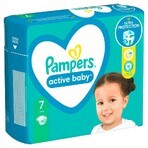 Pampers Active Baby, Windeln, Größe 7, 15+ kg, 40 Stück