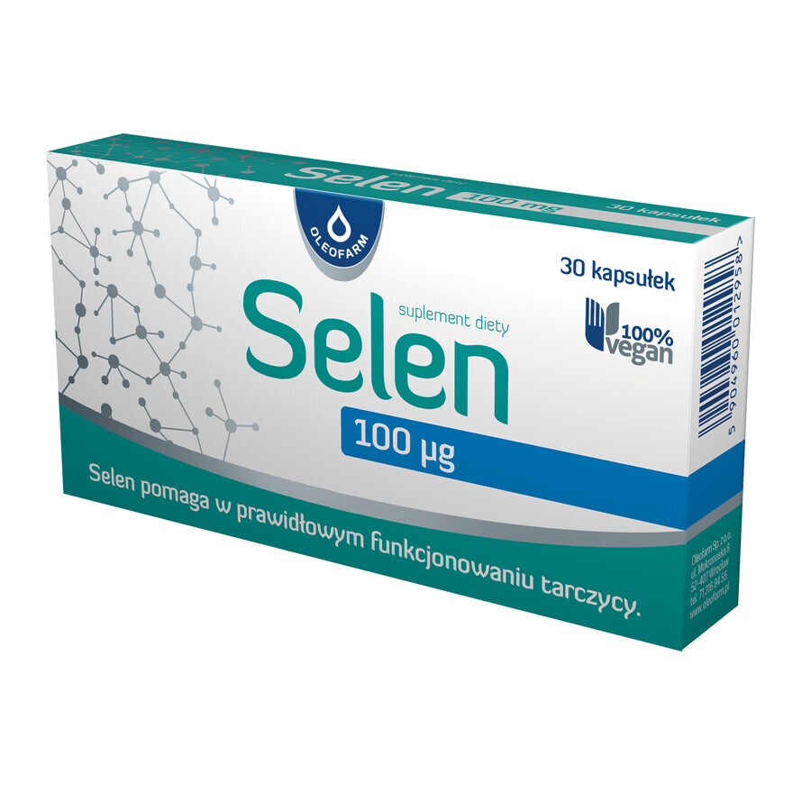 Selenio 100 μg, 30 capsule