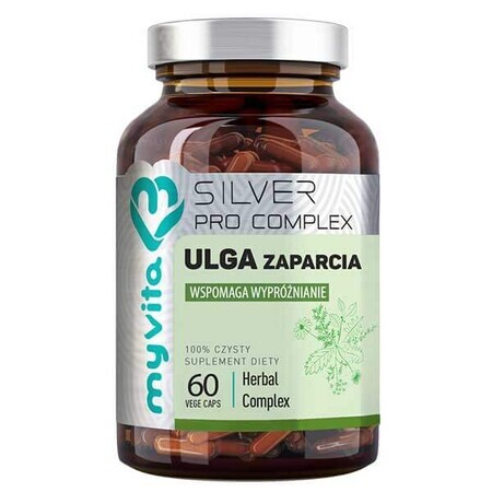 MyVita Silver Pro Complex ameliorarea constipației, 60 capsule vegetale