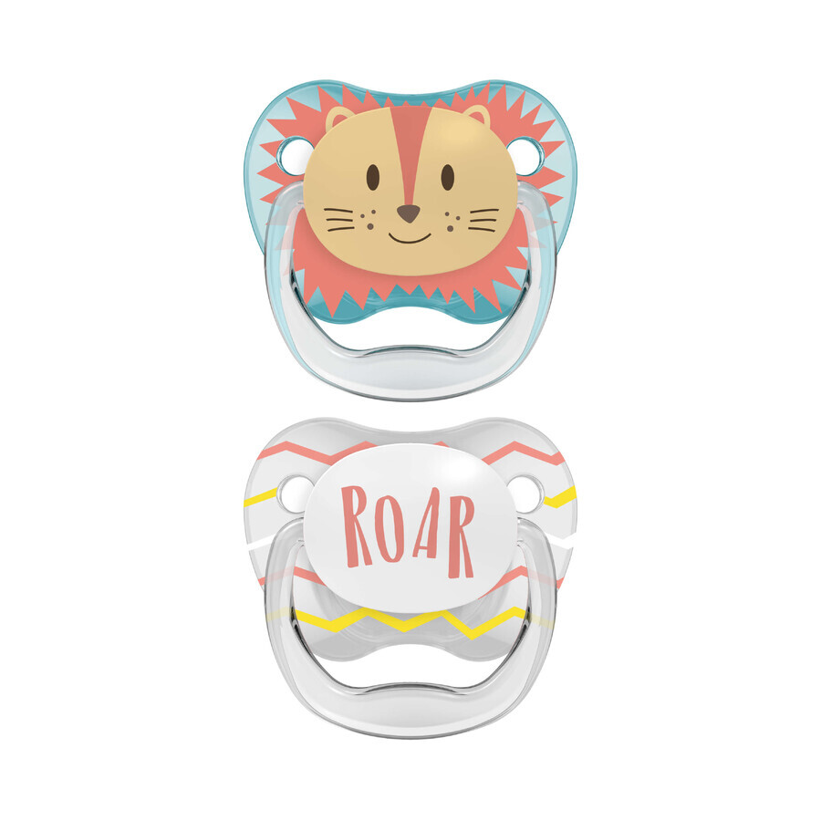 Dr Brown's, tettarella ortodontica, Classic, 0-6 mesi, Boy, PV12015, 2 pezzi