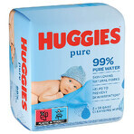 Huggies Pure, salviette umidificate per bambini, 3 x 56 pz.