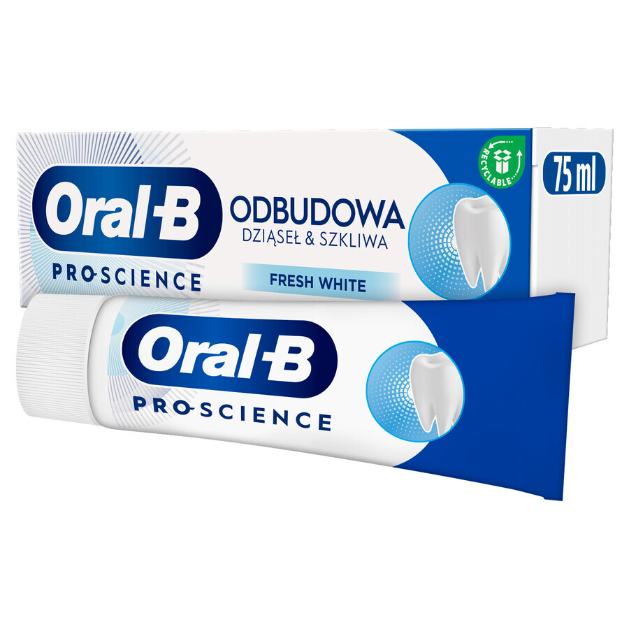 Oral-B Riparazione gengive e smalto, dentifricio, Bianco fresco, 75 ml