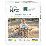 Eco By Naty, pannolini usa e getta ecologici, taglia 5, 11-25 kg, 40 pz.