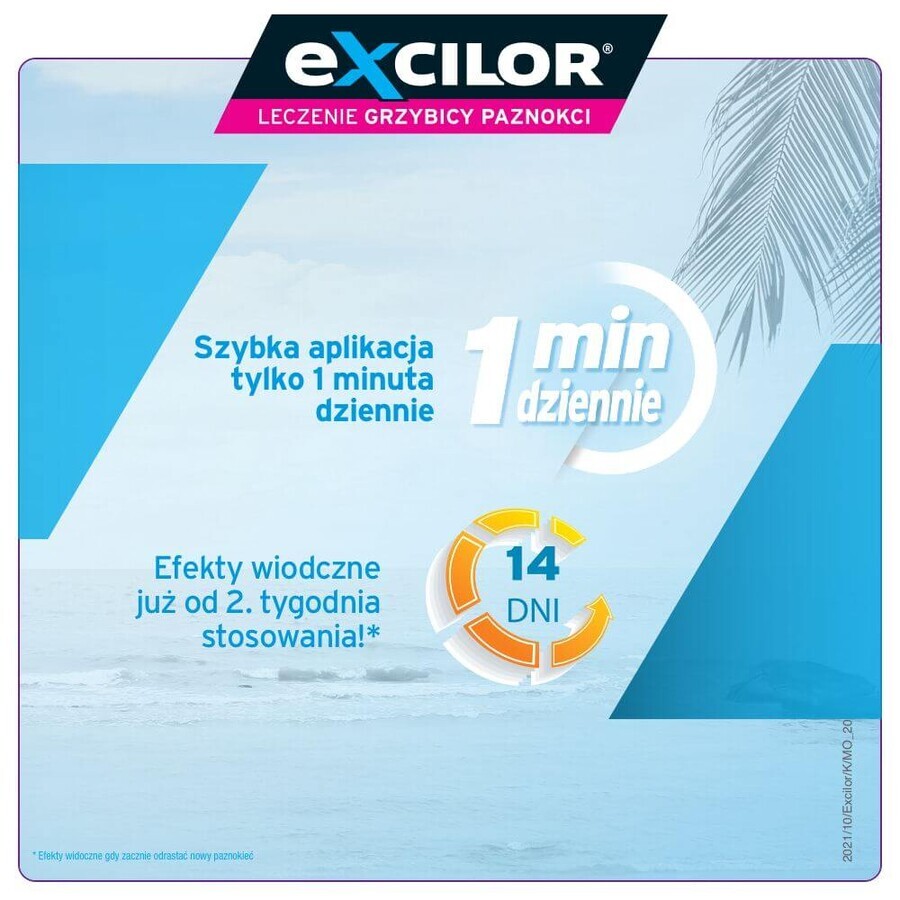 Excilor Treatment for nail fungus, stick, 3.3 ml