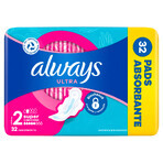 Always Ultra Winged Sanitary Napkins, Size 2, Super, 32 pcs