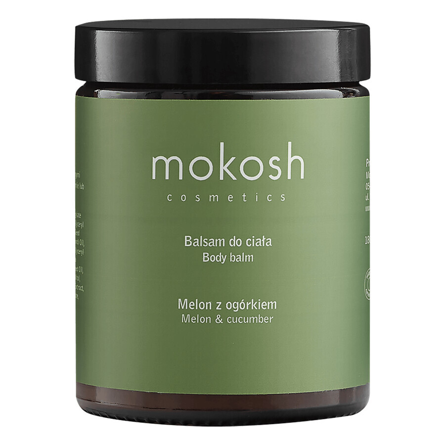 Mokosh, lozione per il corpo, melone e cetriolo, 180 ml