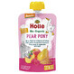 Holle, Mousse di frutta in tubetto, Pear Pony, pera, pesca e lampone, dopo 8 mesi, 100 g