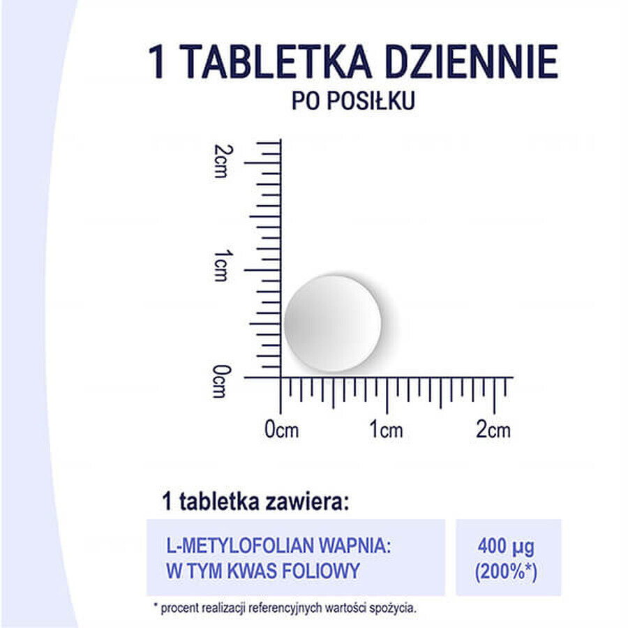 Folian, Folsäure 400 µg, 60 Tabletten, Naturell 