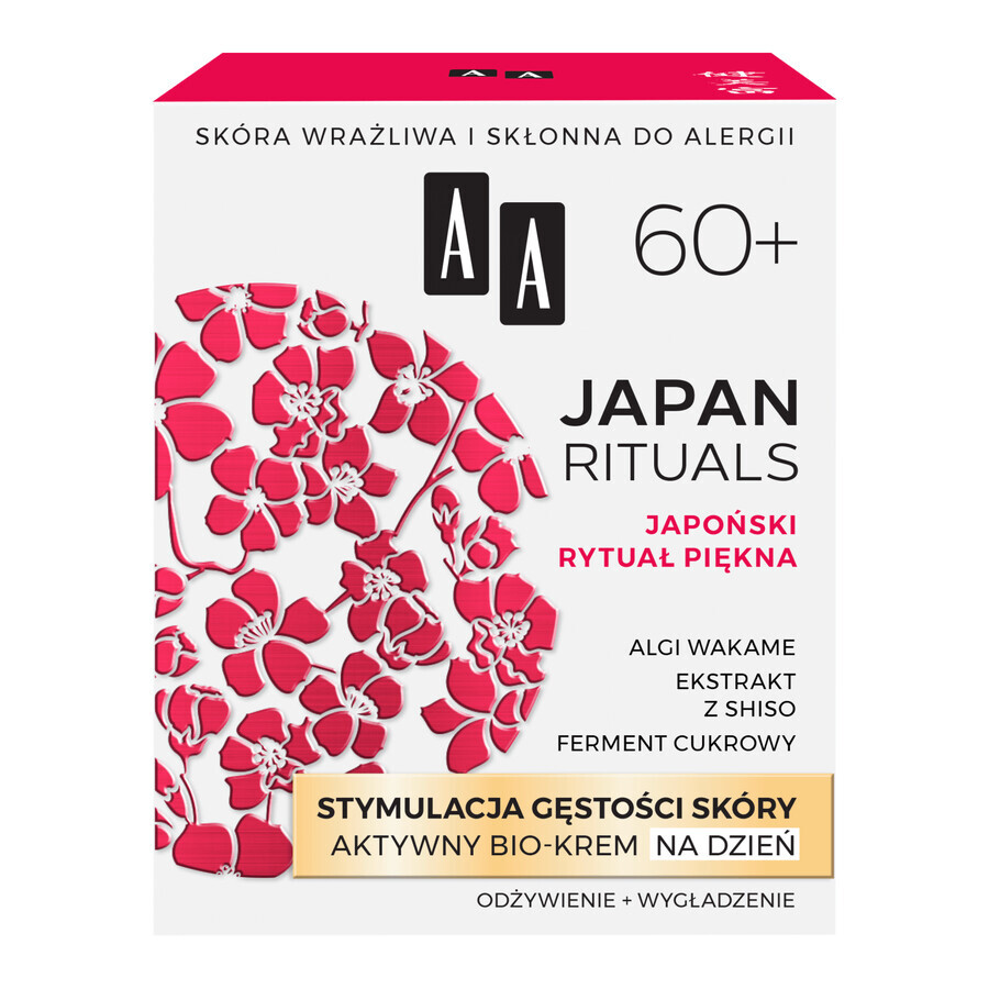 AA Japan Rituals, dagcrème, huiddichtheid stimulatie, 60+, 50 ml