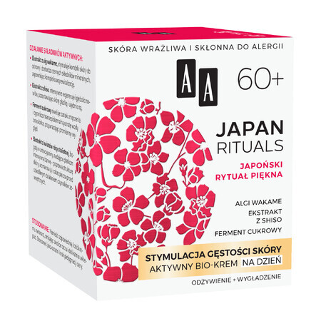 AA Japan Rituals, dagcrème, huiddichtheid stimulatie, 60+, 50 ml