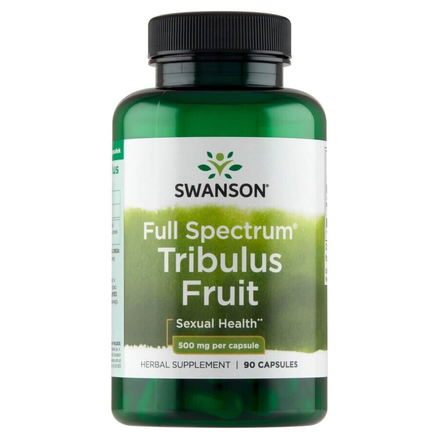 Swanson Frutto Tribulus a spettro completo, Macis, 90 capsule