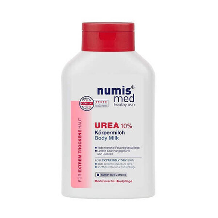 Body milk with urea 10%, 300 ml, Numismed