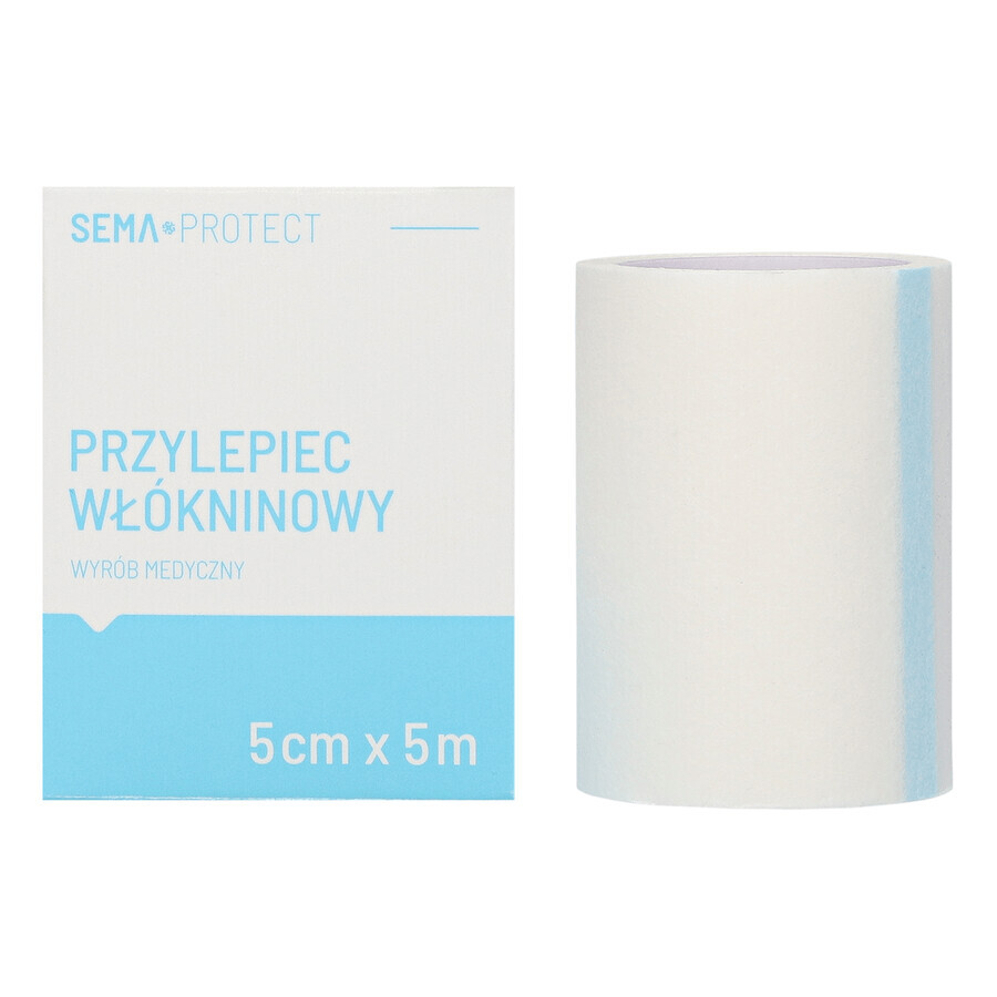 SEMA Protect, tessuto non tessuto adesivo, 5 cm x 5 m, 1 pezzo