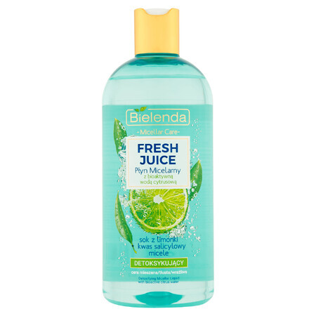 Bielenda Fresh Juice, detoxifying micellar liquid, lime, 500 ml