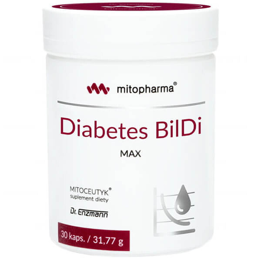 Mito-Pharma, Diabetes BilDi max, 30 capsules