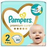 Pampers Premium Care, luiers maat 2, Mini, 4-8 kg, 23 stuks