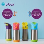 B.Box, biberon termico con cannuccia, biberon per bambini, Ocean Breeze, da 12 mesi, 350 ml