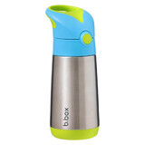 B.Box, thermal feeding bottle with straw, feeding bottle, Ocean Breeze, from 12 months, 350 ml