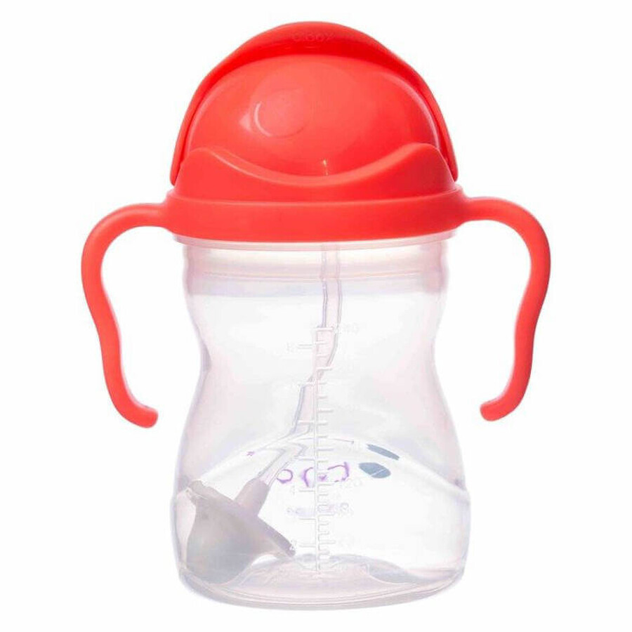 B.Box, bottle with straw, watermelon, from 6 months, 240 ml