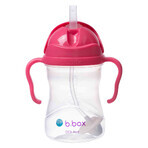 B.Box, bottle with straw, raspberry, from 6 months, 240 ml