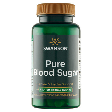 Swanson Pure Blood Sugar, 60 capsule vegetali