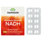 Swanson Maxiumum Strength NADH, goût menthe, 30 pastilles