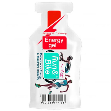 Activlab Run &amp; Bike, Gel energetico, gusto fragola, 40 g