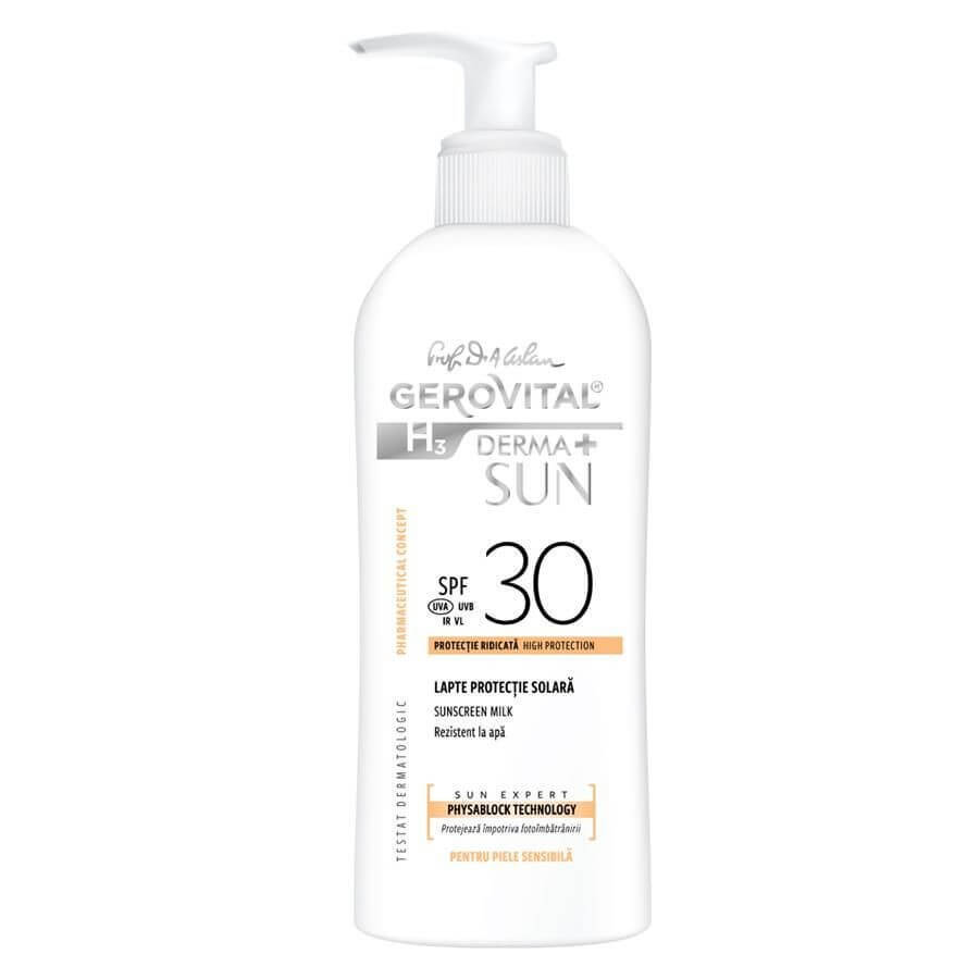 Gerovital H3 Derma+ Sun SPF30 Sonnenschutz-Milch, 150 ml, Farmec