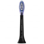 Philips, punte di ricambio per lo spazzolino sonico Sonicare G3 Premium Gum Care, HX9054/33, nero, 4 pezzi