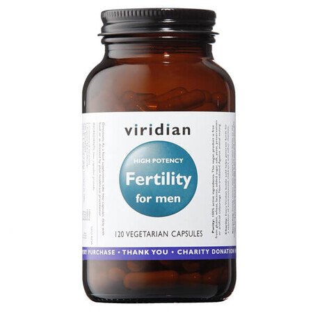 Viridian Fertility For Men, Fertilità maschile, 120 capsule