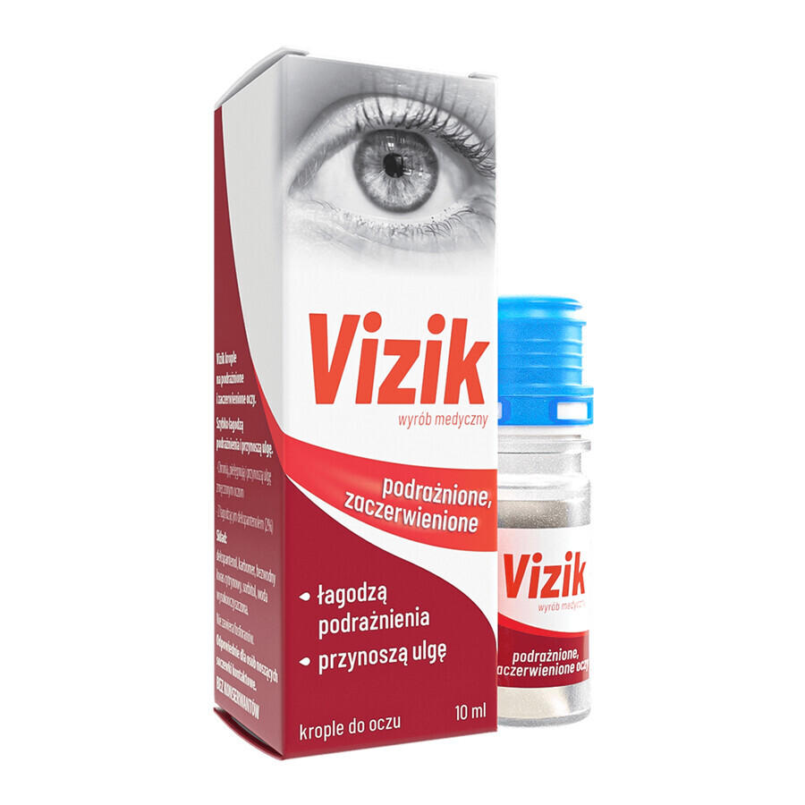 Vizik Occhi irritati e arrossati, collirio, 10 ml