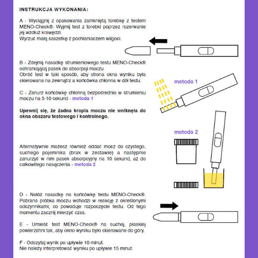 LabHome Meno-Check Test, Menopause-Test, Bewertung der hormonellen Veränderungen, 2 Einheiten