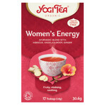 Yogi Tea Women's Energy, ceai energetic pentru femei, BIO, 1,8 g x 17 pliculețe