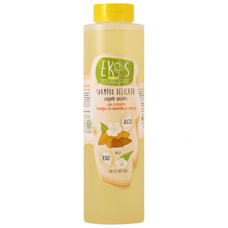 Ekos, shampoo per capelli secchi con estratto di mandorle dolci biologico Eco Bio, 500 ml