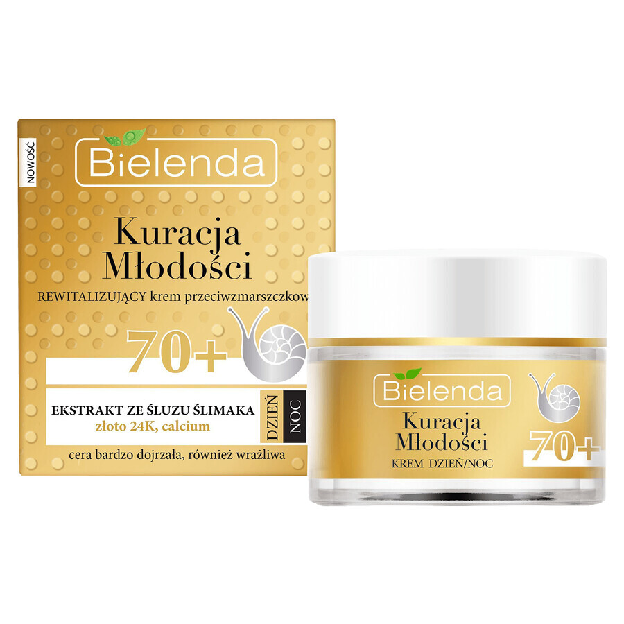 Bielenda Youth Treatment, revitalizing anti-wrinkle cream 70+, day and night, 50 ml