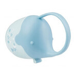 BabyOno, supporto per succhietto, elefante, blu, 1 pz.