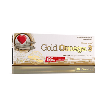 Olimp Gold Omega 3 1000 mg, 60 capsule molli