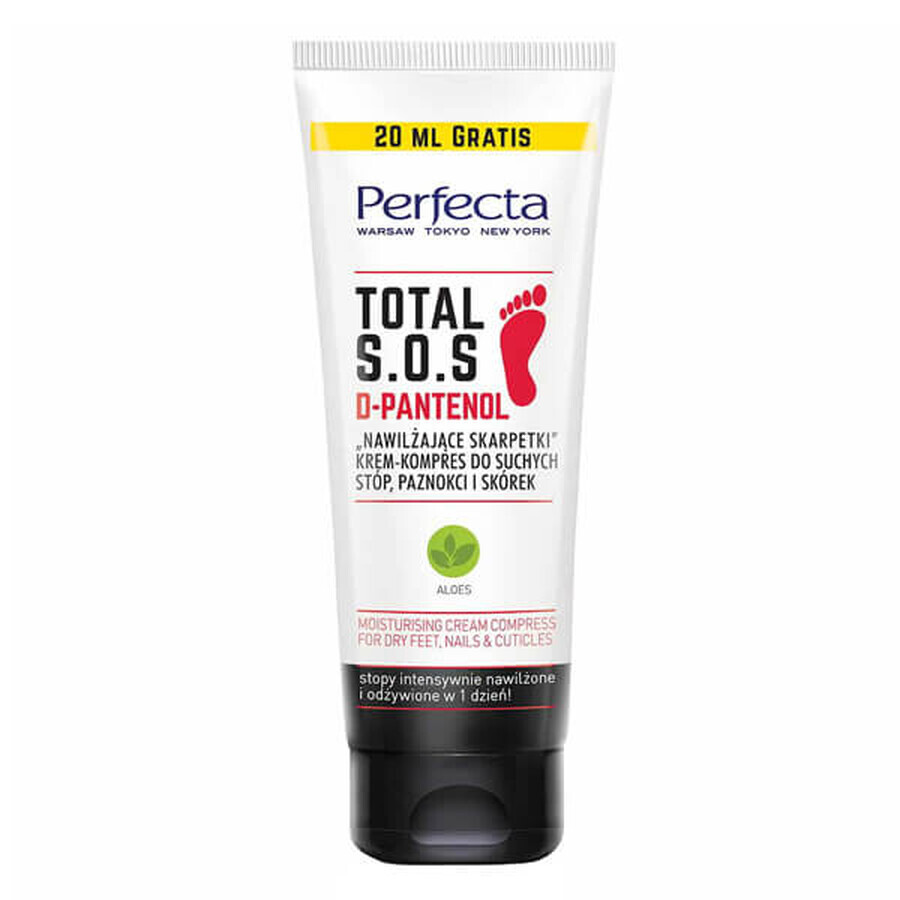 DAX Perfecta Total S.O.S, D-Pantenolo, crema piedi altamente idratante, 120 ml