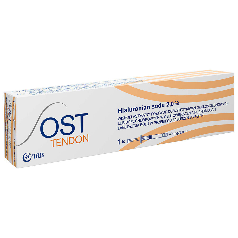 OST Tendon 40 mg/2 ml, soluție injectabilă, seringă 2 ml x 1 fiolă