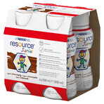 Resource Junior, preparazione nutrizionale oltre 1 anno, gusto cioccolato, 4 x 200 ml