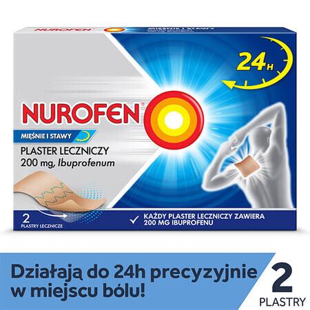 Nurofen Muscoli e Articolazioni 200 mg, cerotto medicinale, 2 unità