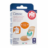 Pic Solution Classic, cerotto per medicazione, antibatterico, grande, 25 mm x 72 mm, 10 pezzi