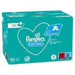 Pampers Fresh Clean, wet wipes, 12 x 52 pcs