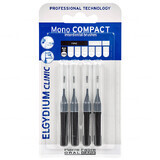 Elgydium Clinic Mono Compact, scovolini interdentali, 0,6 mm, nero, 4 pz.